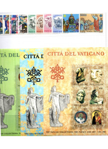1983 Annata Completa nuovi 10 Val. + 3 foglietti Giovanni Paolo II
